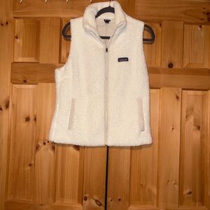 Patagonia Women’s White Fleece Vest